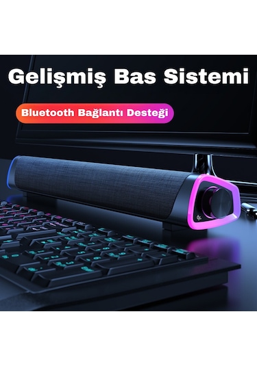 Niye V8 Dailylink Bluetooth Güçlü Hoparlör Bas Subwoofer Soundbar