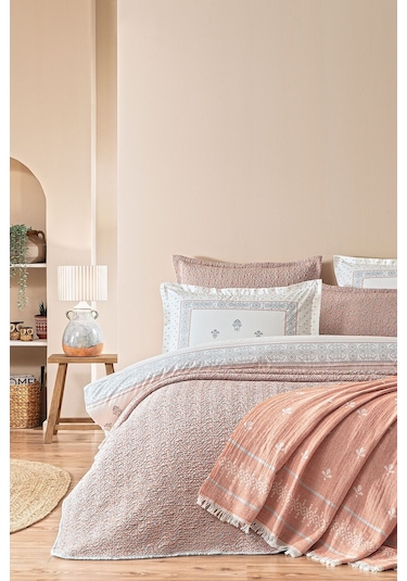 Puffy Cosie Çift Kişilik Eternal Çeyiz Seti - Gri