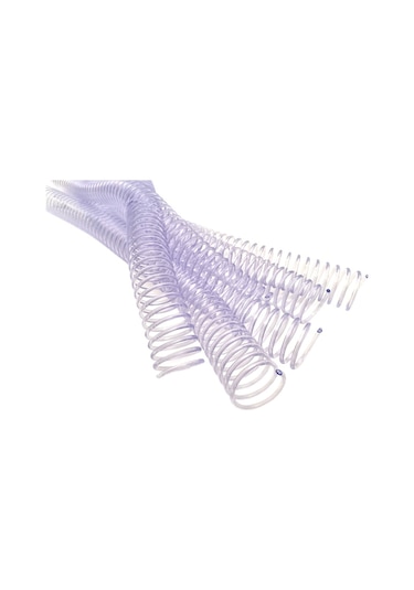 Plastik Helezon Spiral 20mm. 4:1 Şeffaf 100 Ad.48 Lop Poşetli