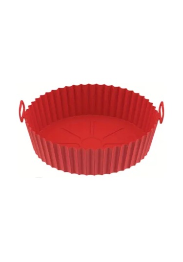 Xuweiwei 1 Adet Pembe Hava Fritözü Silikon Tencere Yapışmaz Sepet Aksesuarı 3 5 Qt Pembe