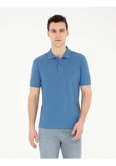 Pierre Cardin Erkek Koyu Mavi Tişört Basic 50280754-Vr032 Koyu Mavi