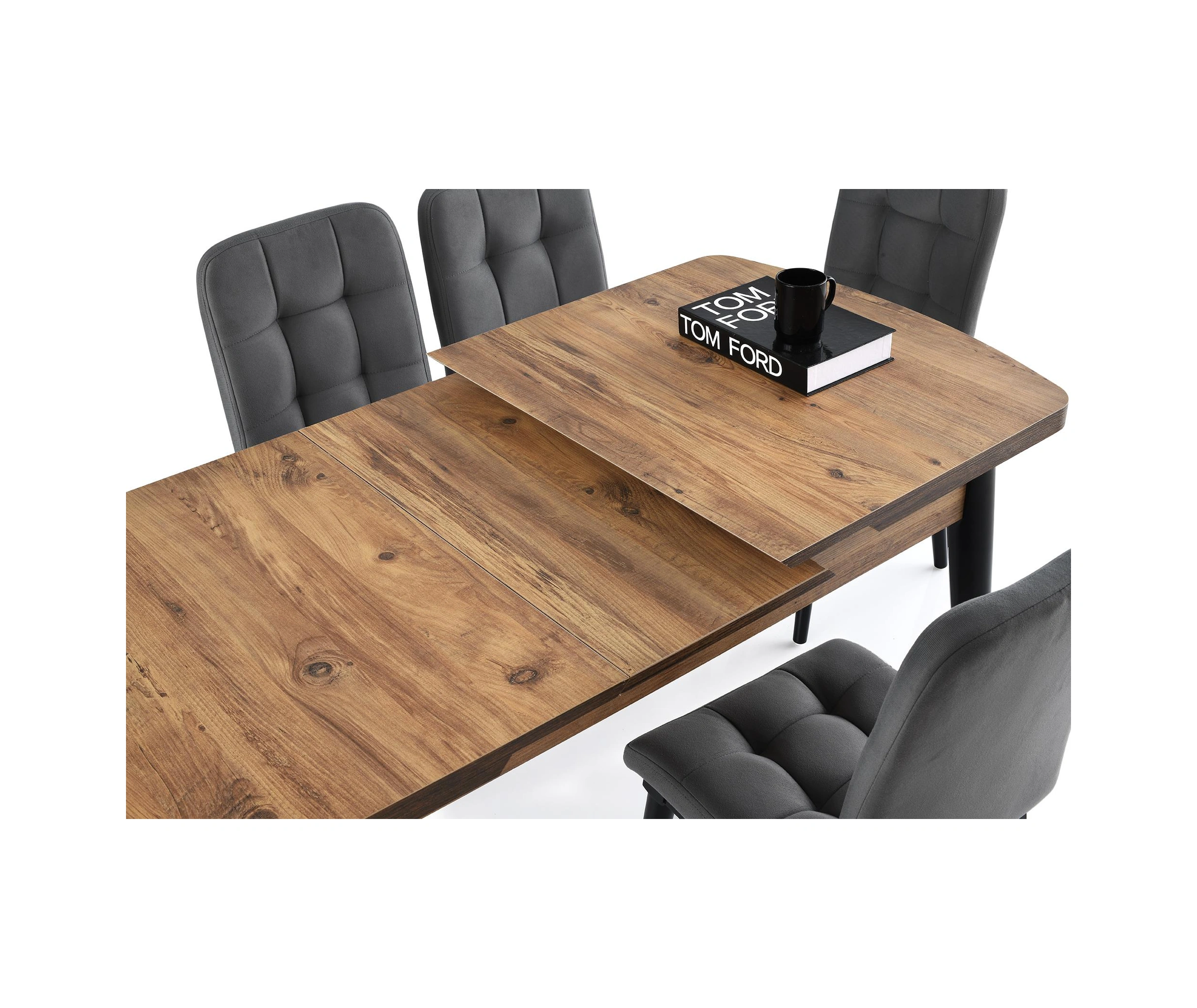 Milano Suna Banklı Mdf Mutfak Masa Sandalye Takımı 60x100 Çam