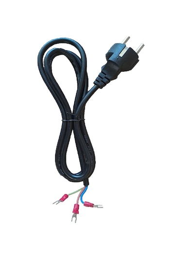 Gabble Güvenlik CCTV 3x0.75 MM Pabuçlu Power Kablo 1.5 M