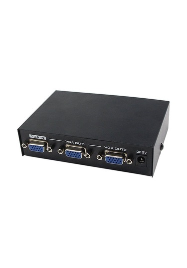 2 Port Vga Splitter 200 Mhz 1 Giriş 2 Çıkış Video Ekran Çoğaltma