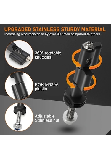 Xuweiwei Maxtrax Mkıı Kurtarma Levhası 4 Adet Kilitli Çalınma Önleyici Montaj Pimi