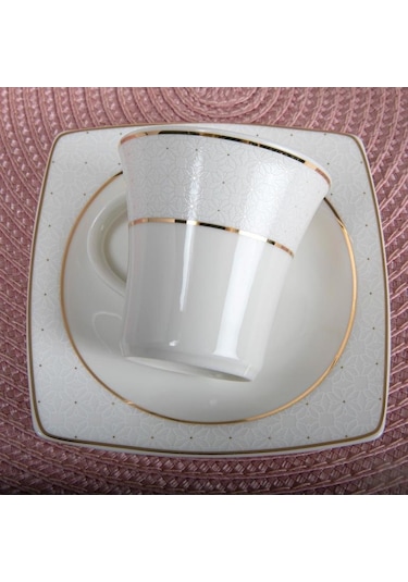 Güral Porselen Güral Carolıne Türk Kahvesi Takımı - 5113 Bej