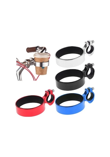 Maoyaya Alüminyum Bisiklet Bardaklık Süt Çay Kahve Siyah, Pratik Tasarım Siyah