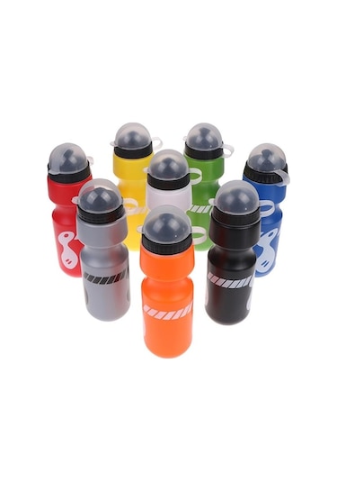 Novahub Mavi 750ml Pratik Açık Yürüyüş Bisiklet Bisiklet Bisiklet İçecek Sürahisi Su Şişesi W/toz Kapağı Mavi Mavi