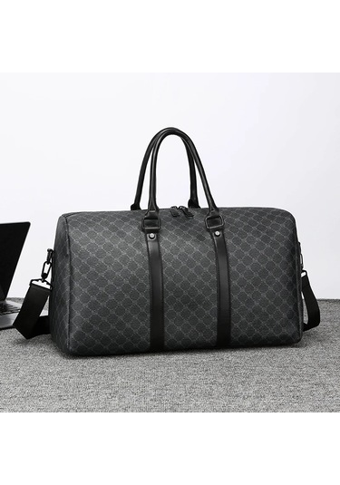 Wholesale11 Erkek Siyah Seyahat Çantası Büyük Kapasiteli İş Siyah