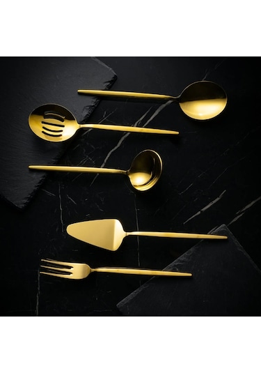 Fecra Pure 5 Parça Servis Seti Gold