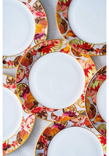 Dream 6 Parça Pasta Tabağı - 20.5 Cm Renkli