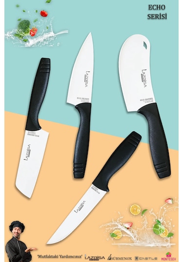 Eco Serisi Mutfak Bıçak Seti Et Ekmek Sebze Salata Pizza Börek