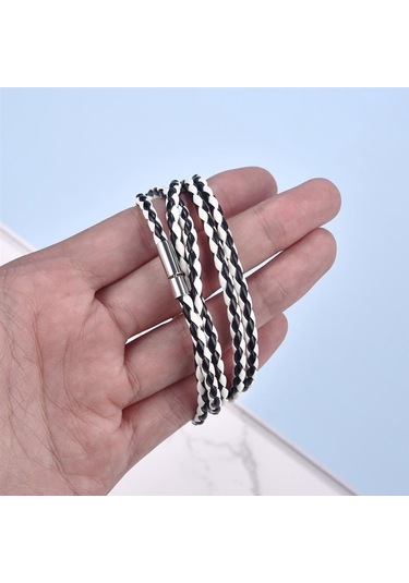 Gogoey Dbg9797 Erkek Deri Bileklik Çok Renkli