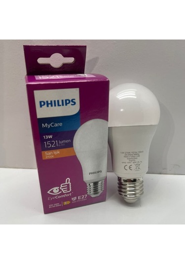 Led 90 W Sarı Işık A65 E27 Tekli Sarı Işık E27 Led Ampul 13 Watt Yok A'dan G'ye F Cn
