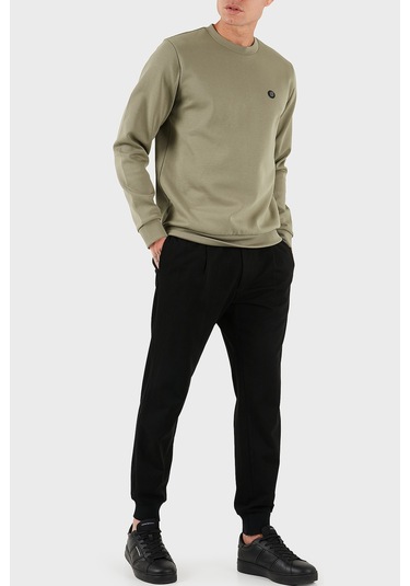 Boss Erkek Sweat 50520302 245 Haki Haki