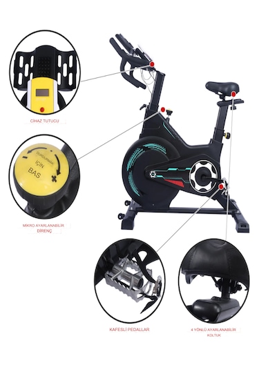 Reidan Pb-04 Manyetik Kondisyon Bisikleti Egzersiz Ev Koşu Bisikleti