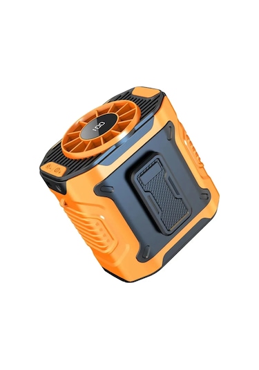 Honmex M360 Lava Turuncu Bel Taşıma Fanı - 100 Seviye Hız Ayarlı, 3600mah Pil, Led Fenerli, 130 Geniş Akışlı Soğutucu