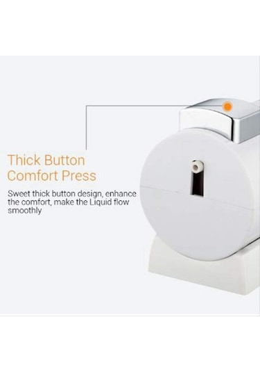 400 Ml Sabunluk Duvara Monte Şeffaf Sıvı Plastik Ve Mutfak Banyo Şişesi 1 Adet Beyaz Beyaz