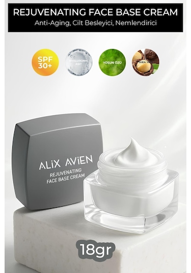 Alix Avien Rejuvenating Face Base Çok Amaçlı Gençleştirici Makyaj Bazı Kremi SPF30
