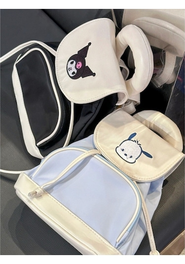 Sevimli Pacha Köpek Öğrenci Sırt Çantası-siyah