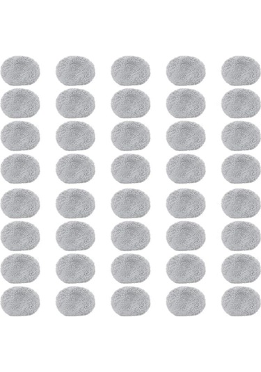 Tenfowee Pencere Temizleme Robotları İçin 40 Adet Gri Mikrofiber Temizlik Bezi - Leke Ve Iz Olmadan Etkili Temizlik Gri