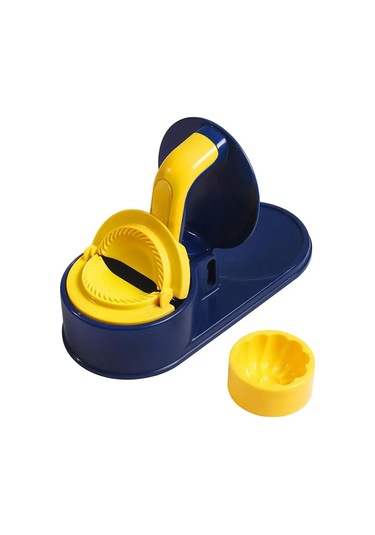 Ximistore9 3'ü 1 Arada Mutfak Aleti: Çıtır Manti, Mantı Ve Poğaça Kalıbı - Hızlı Hamur Press - Güvenli Pp Malzeme - Mavi Çok Renkli