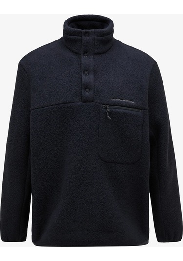 Peak Performance Fleece Snap T-neck Erkek Siyah Sweatshirt G78899010-10011 Siyah Peak Performance Fleece Snap T-neck Erkek Siyah Sweatshirt G78899010-10011 Siyah