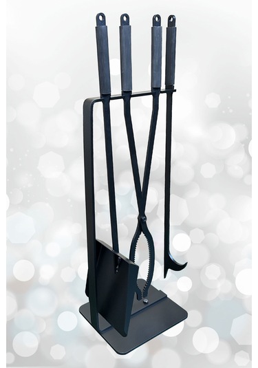 Şömine Seti Kürek Maşa Ateş Demiri Takımı Soba Şömine Aksesuar Set