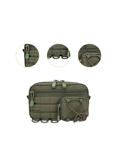 Suntek Bel Çantası Aşınmaya Dayanıklı Sağlam Alet Yeşil Yeşil