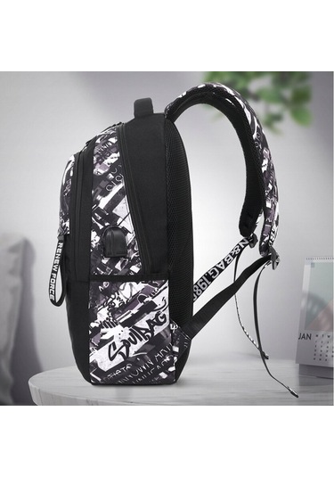 Çok İşlevli 35l Okul Sırt Çantası - Parlak, Su Geçirmez, Şarj Fonksiyonu Ve Aksesuar Seti İle Diğer