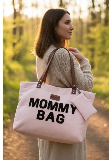 Panama Bag,anne Bebek Bakım Çantası,mommy Bag,cüzdan Hediyeli, Xl Büyük Boy, Essential Edit Serisi Pudra