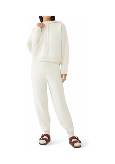 Loulou Studio Lüks Kaşmir Pantolon Ivory