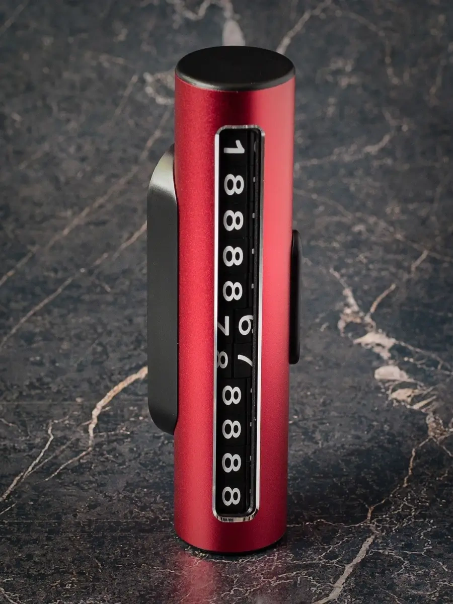 Autosend Araç İçin Telefon Numaralı Park Kartviziti 76457105 Kırmızı