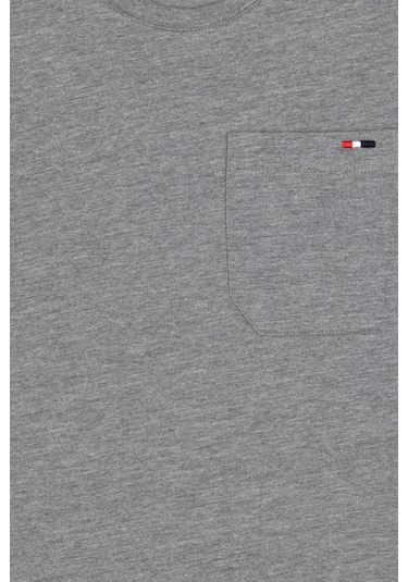 U.s. Polo Assn. Erkek Çocuk Gri Melanj Tişört 50314946-vr086 Gri Melanj