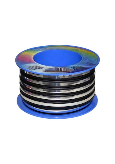 Carub Çıta Sal 16a 26 Mm X 50 Mt Oluklu Siyah Krom Br1501201