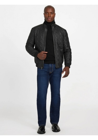 Guess Chain Erkek Siyah Ceket M5bl2ew1050-jblk Siyah