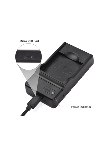 Monyee Casio Np-40 Şarj Cihazı - Type-c Girişli, Led Göstergeli, Hızlı Şarj Özellikli