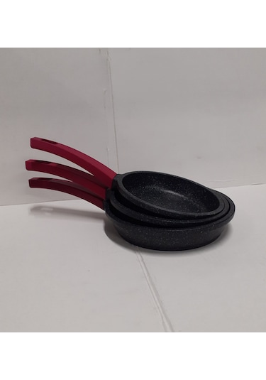 Gülsan Döküm Granit Tava Seti 18. 20. 22 Cm