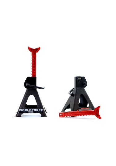 Worldforce 3 Ton 4 Ayaklı Kriko Standı Araba Araç Sehpası 2 Adet