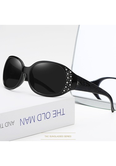 Kadınlar İçin Polarize Güneş Gözlükleri - Büyük, Vintage Anti-yansıtıcı Uv Koruyucu Gözlükler Çok Renkli