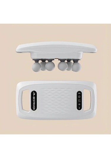 Fochsia Beyaz 9 Modlu 9 Şiddet Seviyeli 4900r Dakika Güçlü Motorlu Ergonomik Tutuşlu Çok Fonksiyonlu Tam Vücut Masaj Aleti Altın