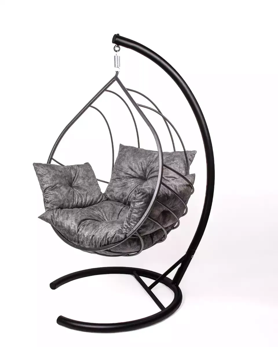 Damla Salıncak - Armut Salıncak Gri Minder