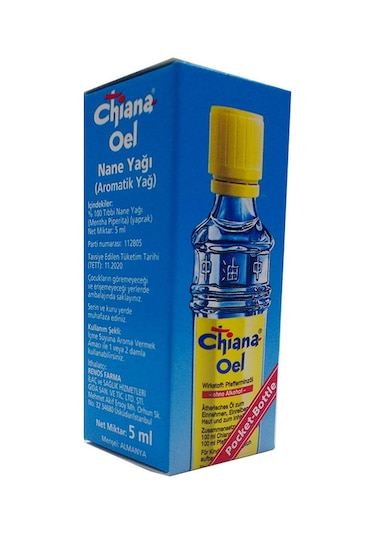 China Oel Çin Saf Doğal Nane Yağı 5 ML
