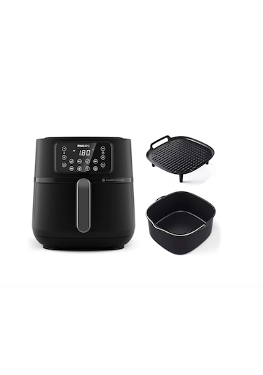 Philips XB7151/07 Torbasız Marathon Süpürge + HD9285/96 5000 Serisi XXLConnected Airfryer