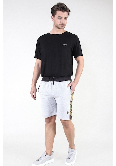 Alexander Gardi Alexandergardı Kamuflaj Şeritli Regular Fit Şort E20-Cmlsrt 04 001