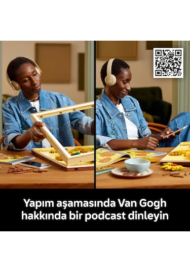 LEGO® Art Vincent van Gogh – Ayçiçekleri 31215 - Yetişkinler için Yaratıcı Dekoratif Model Yapım Seti (2615 Parça)