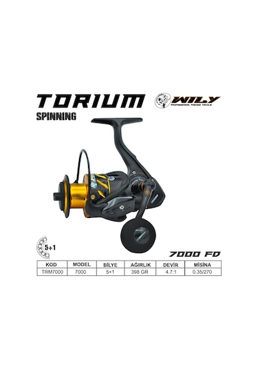 Wily Torium 7000fd 5+1 Bb Spin Olta Makinesi