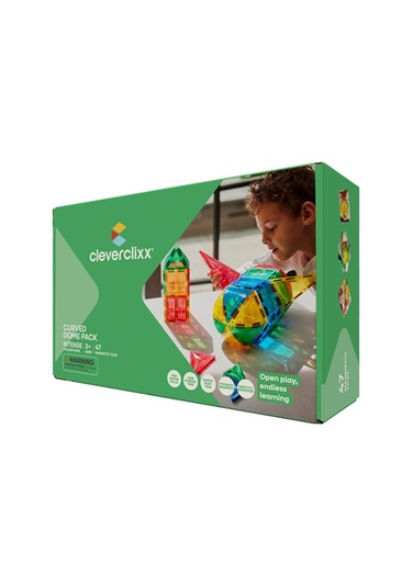 Cleverclixx Dome Pack Intense Manyetik Bloklar, 47 Parça