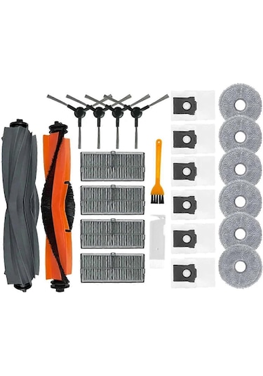 X30 Ultra, X30 Pro, M30s D103cn L10s Pro Ultra Heat Ana Fırça Filtresi Paspas Toz Torbası Yongtao X30 Ultra, X30 Pro, M30s D103cn L10s Pro Ultra Heat Ana Fırça Filtresi Paspas Toz Torbası Yongtao