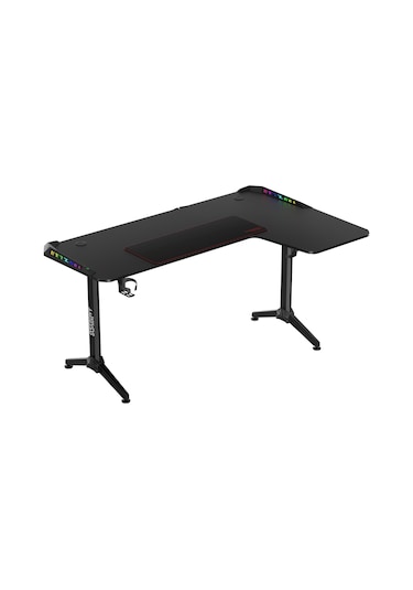 Twısted Minds Warrıor Tm-y-rb-rgb L Design Oyuncu Masası - Siyah